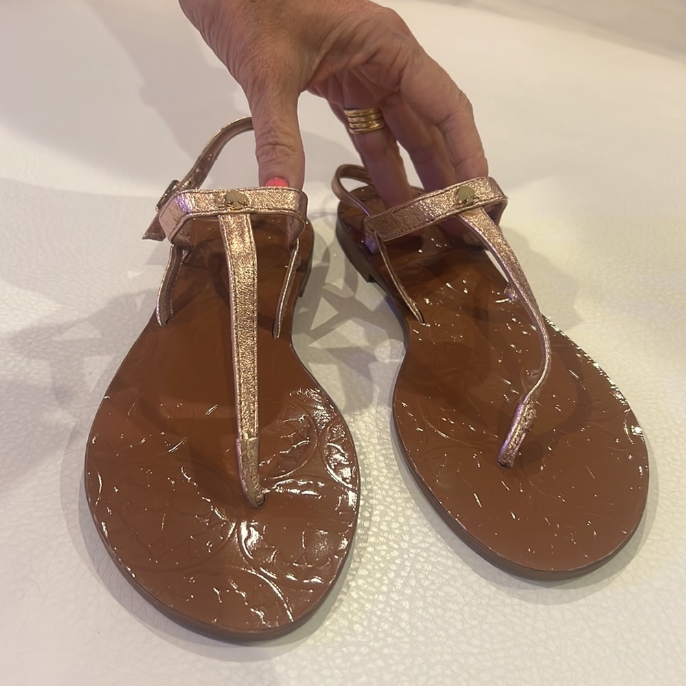 Kate Spade Rose Gold Sandals